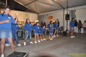 Lección escolar en el pregón de San Roque (Foto TF)